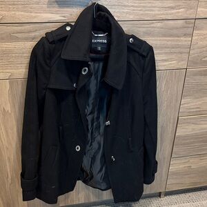 Express Woman’s Black Trench Coat